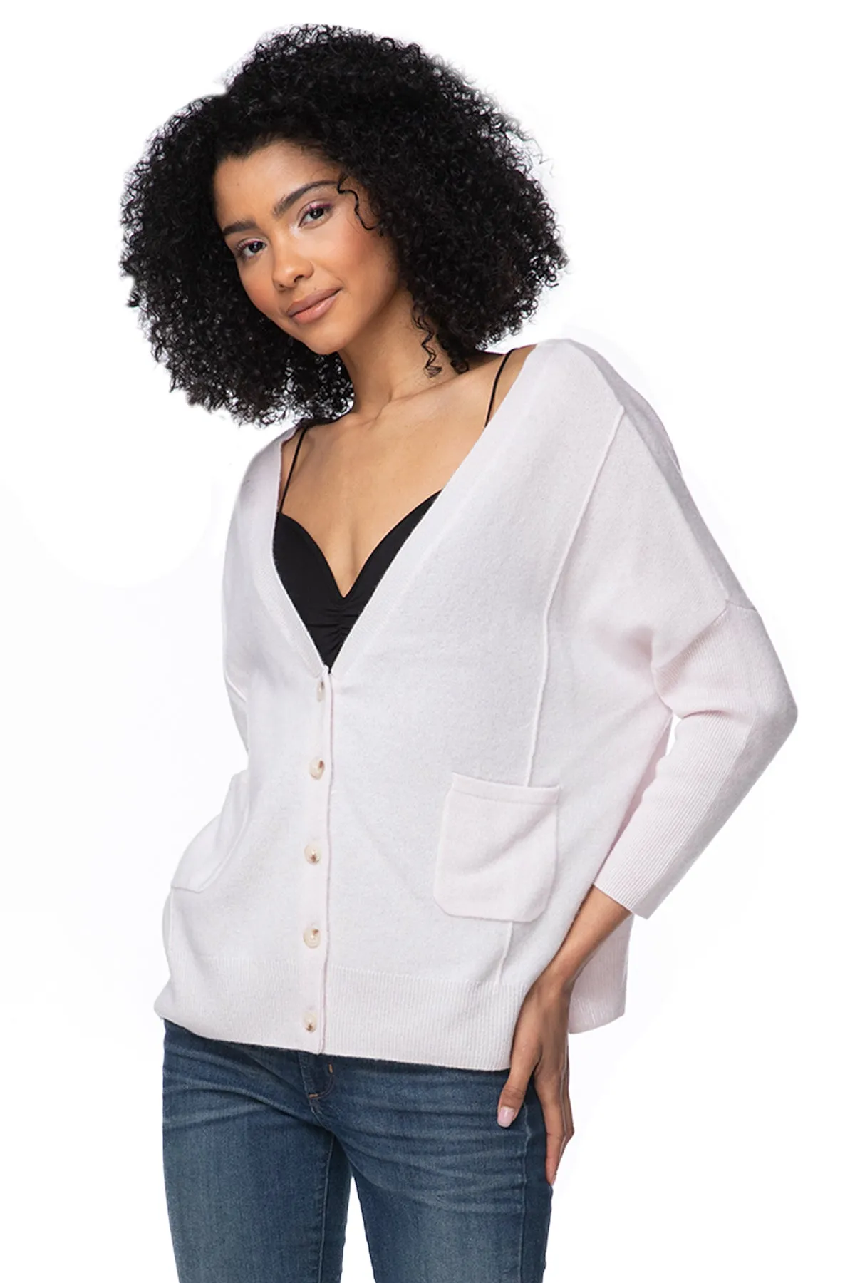 100% Cashmere Favorites Loose & Easy Cardigan