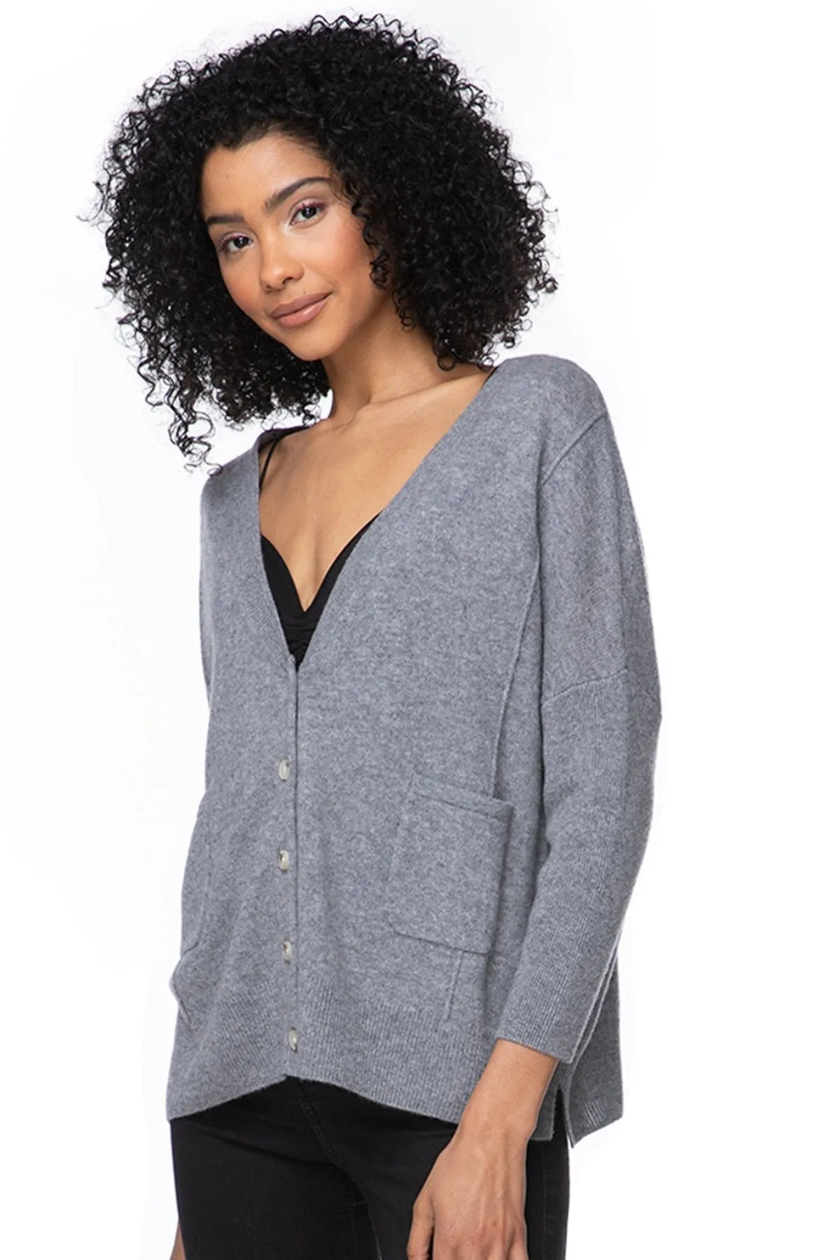 100% Cashmere Favorites Loose & Easy Cardigan