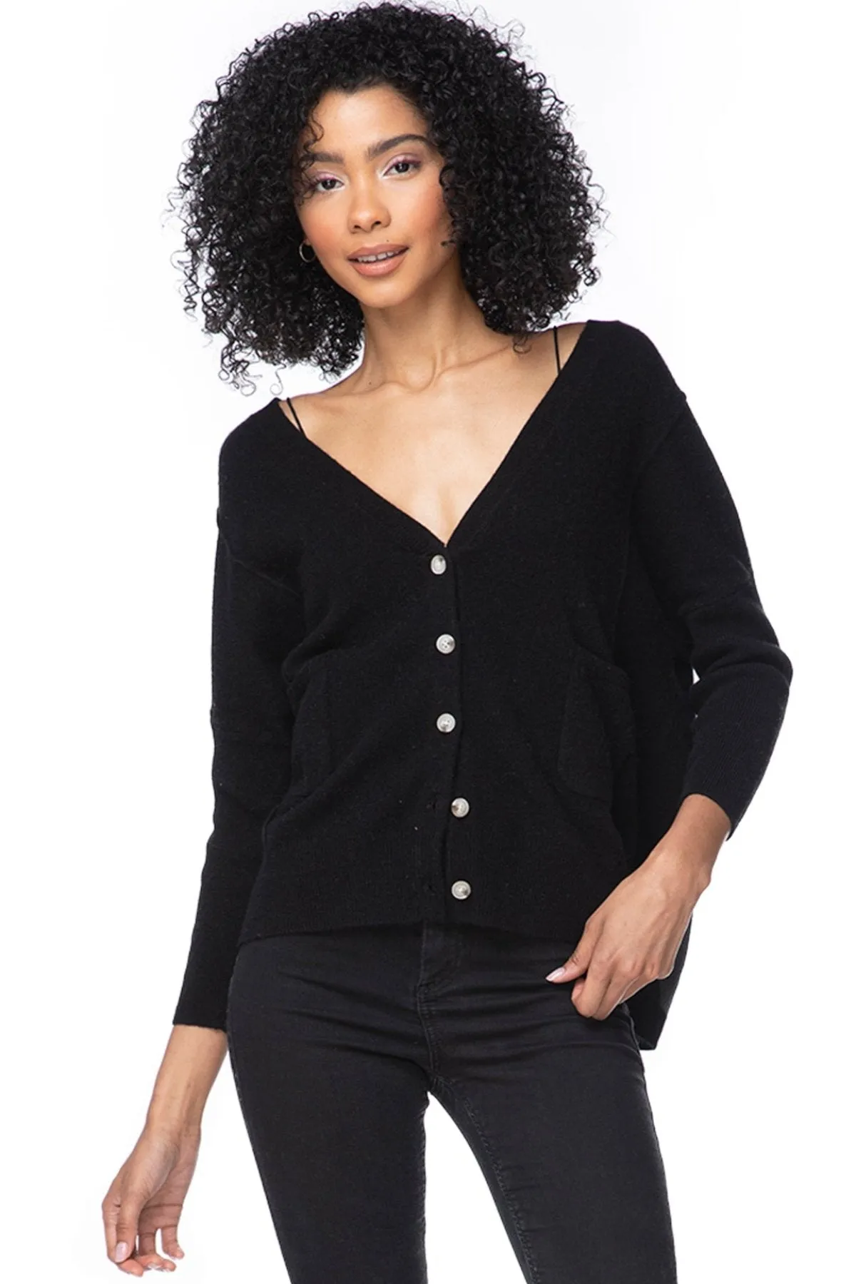 100% Cashmere Favorites Loose & Easy Cardigan