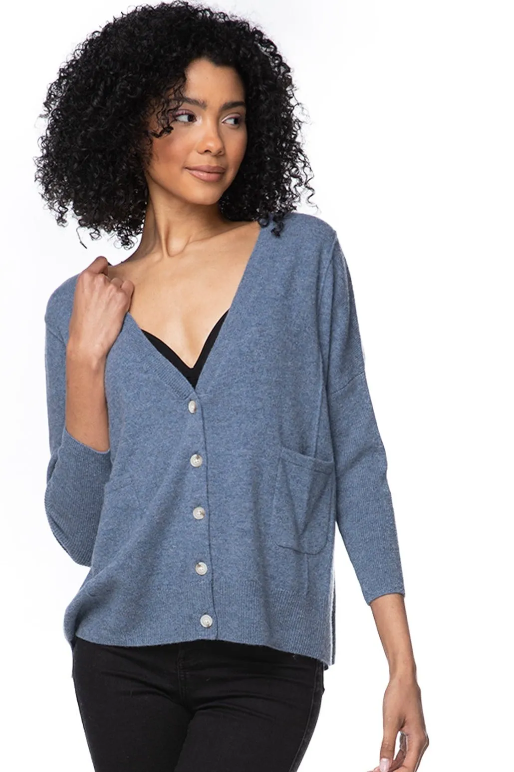 100% Cashmere Favorites Loose & Easy Cardigan