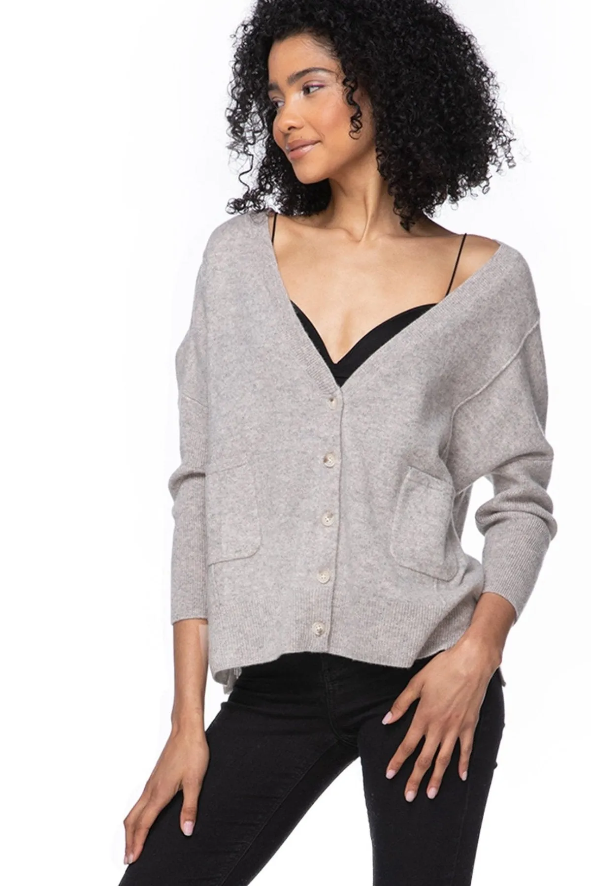 100% Cashmere Favorites Loose & Easy Cardigan