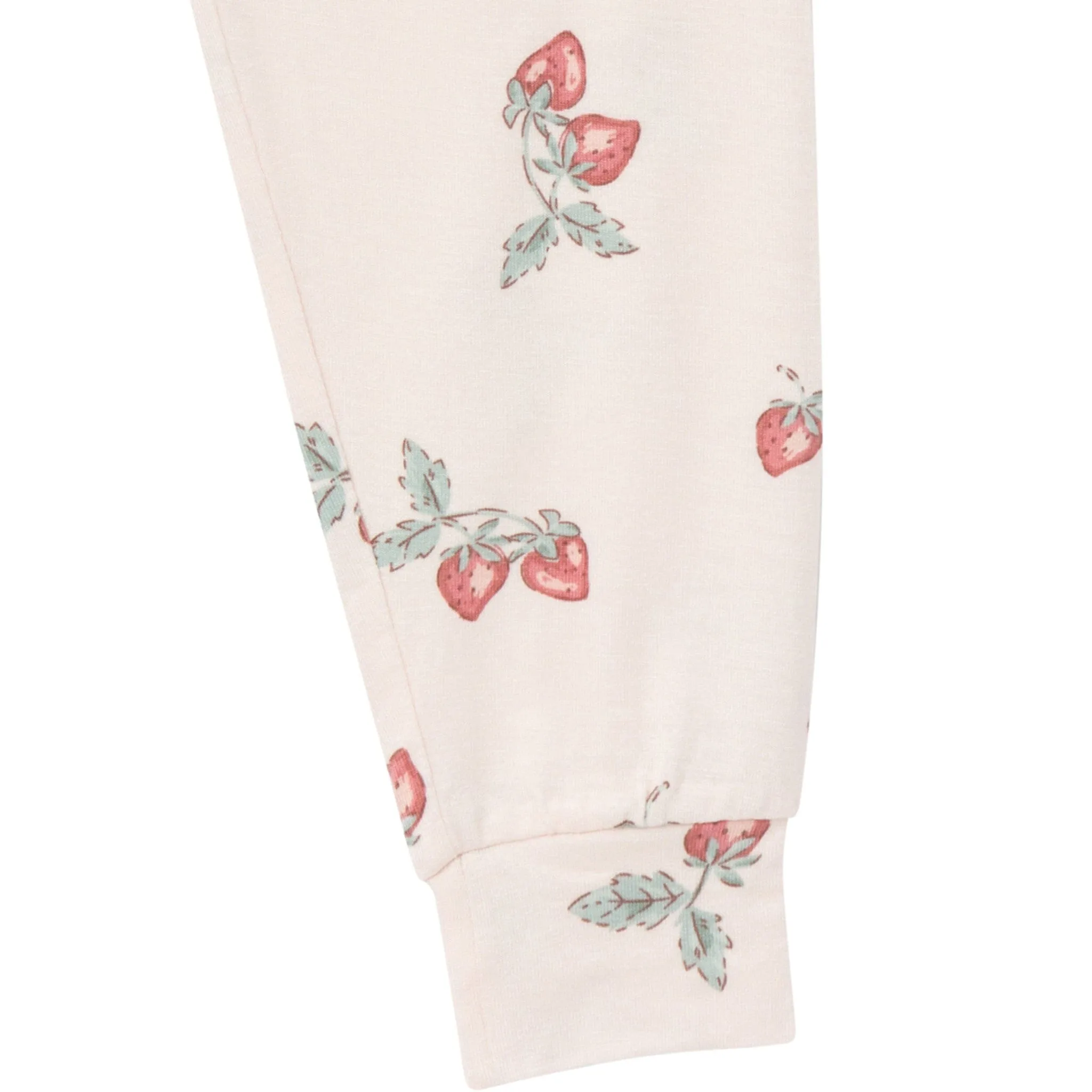 4-Piece Infant & Toddler Girls Rose Strawberry Snug Fitting Pajamas