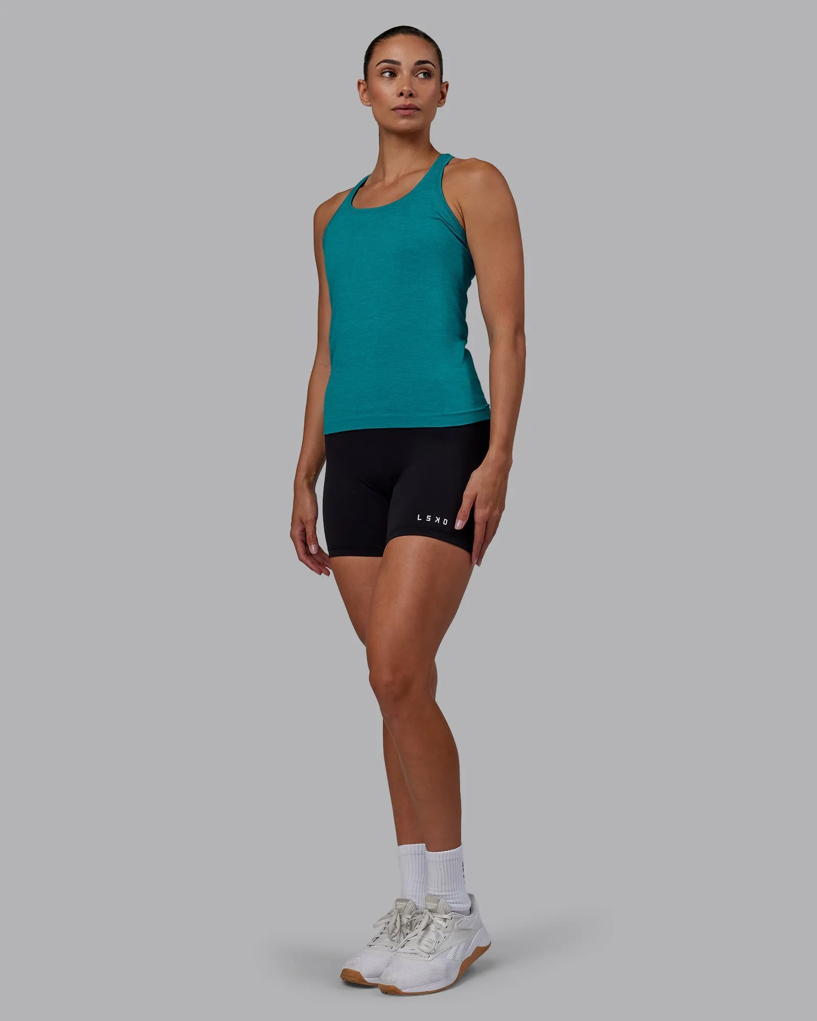 AeroFLX  Seamless Tank - Blue Bird Marl
