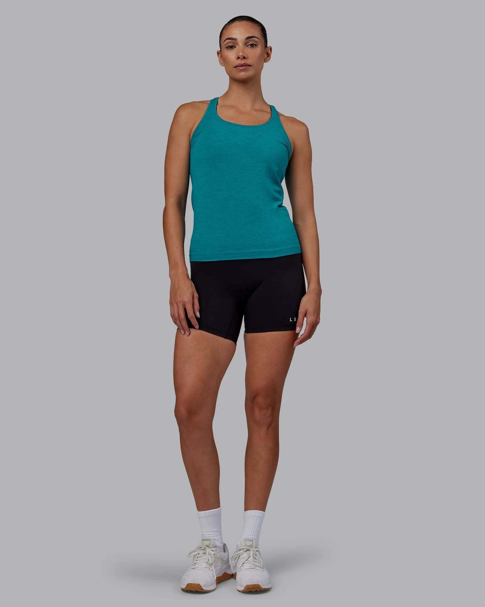 AeroFLX  Seamless Tank - Blue Bird Marl