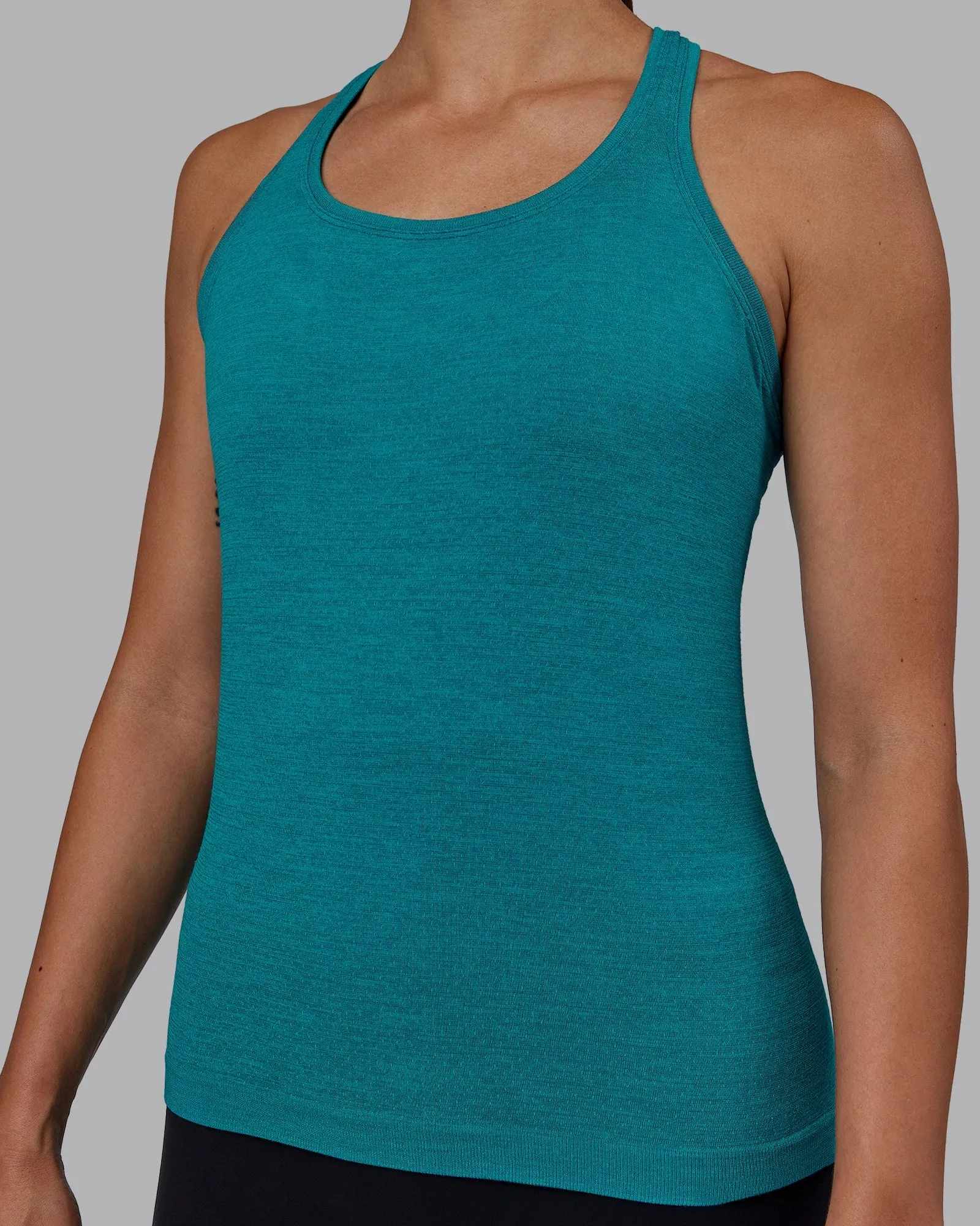 AeroFLX  Seamless Tank - Blue Bird Marl
