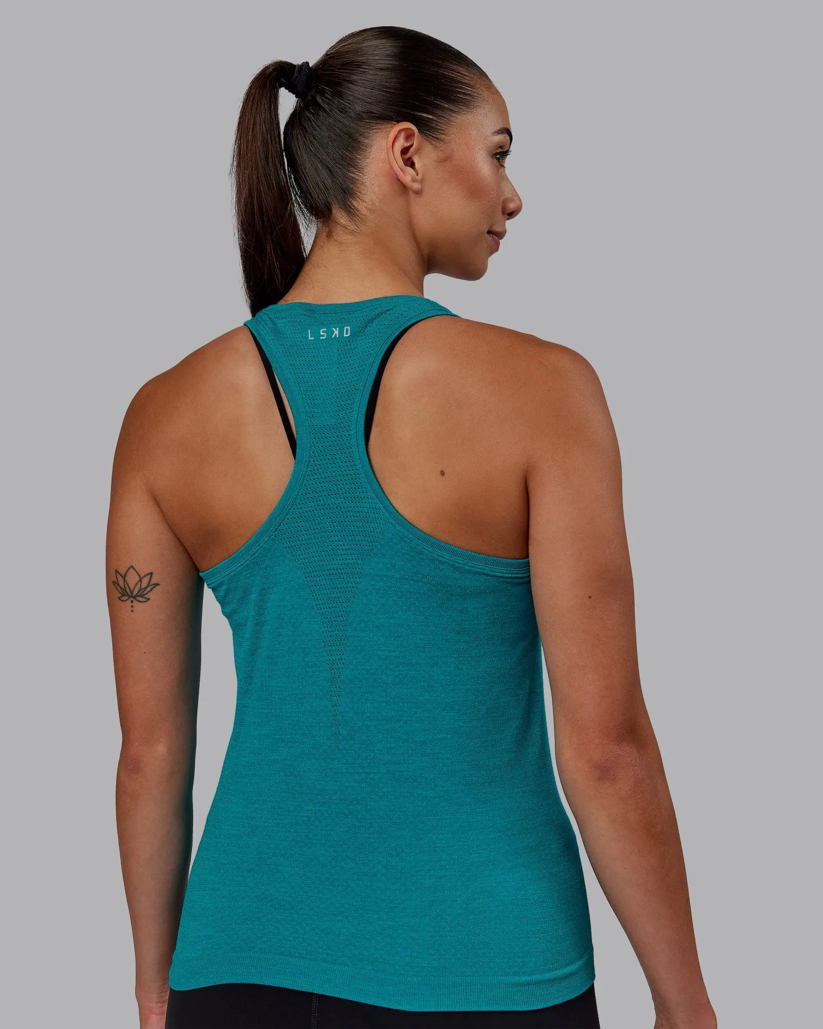 AeroFLX  Seamless Tank - Blue Bird Marl