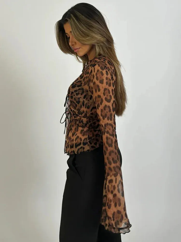 Black Pearl V-Neck Knit Sweet Lady's Blouse