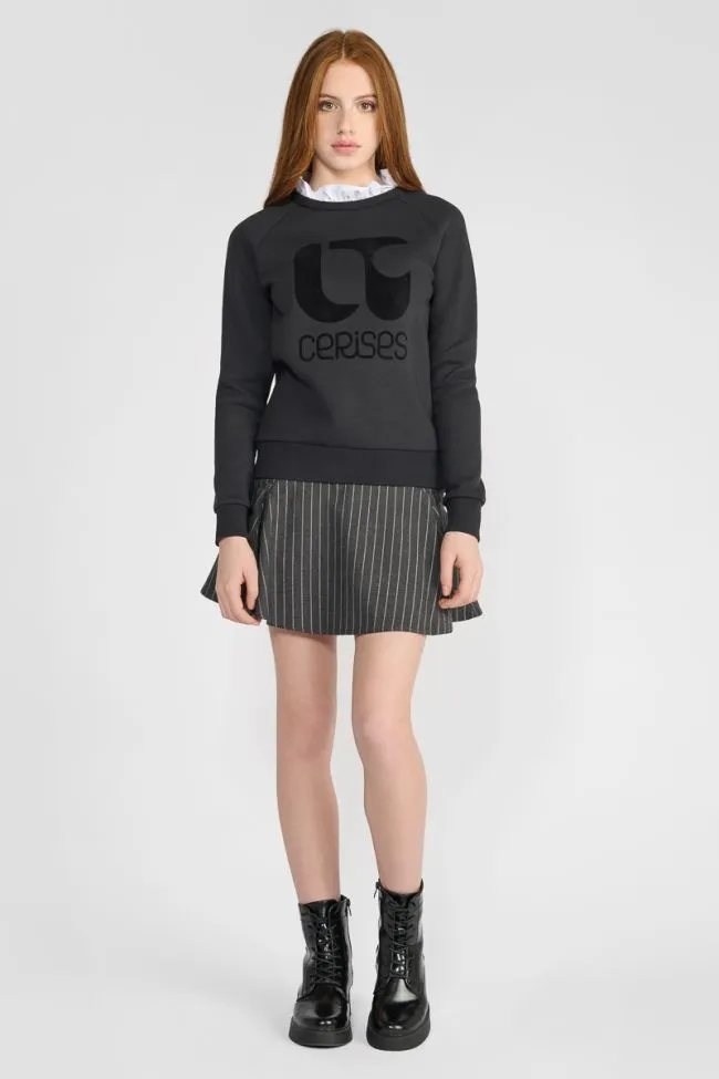 Black Sweat with removable Collar