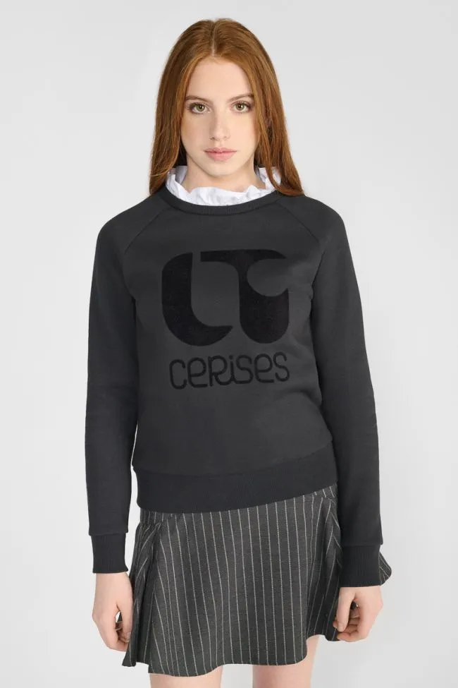 Black Sweat with removable Collar