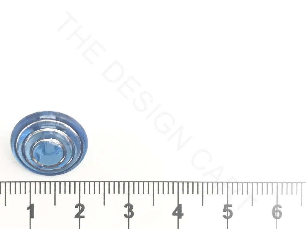 Blue Circles Acrylic Button