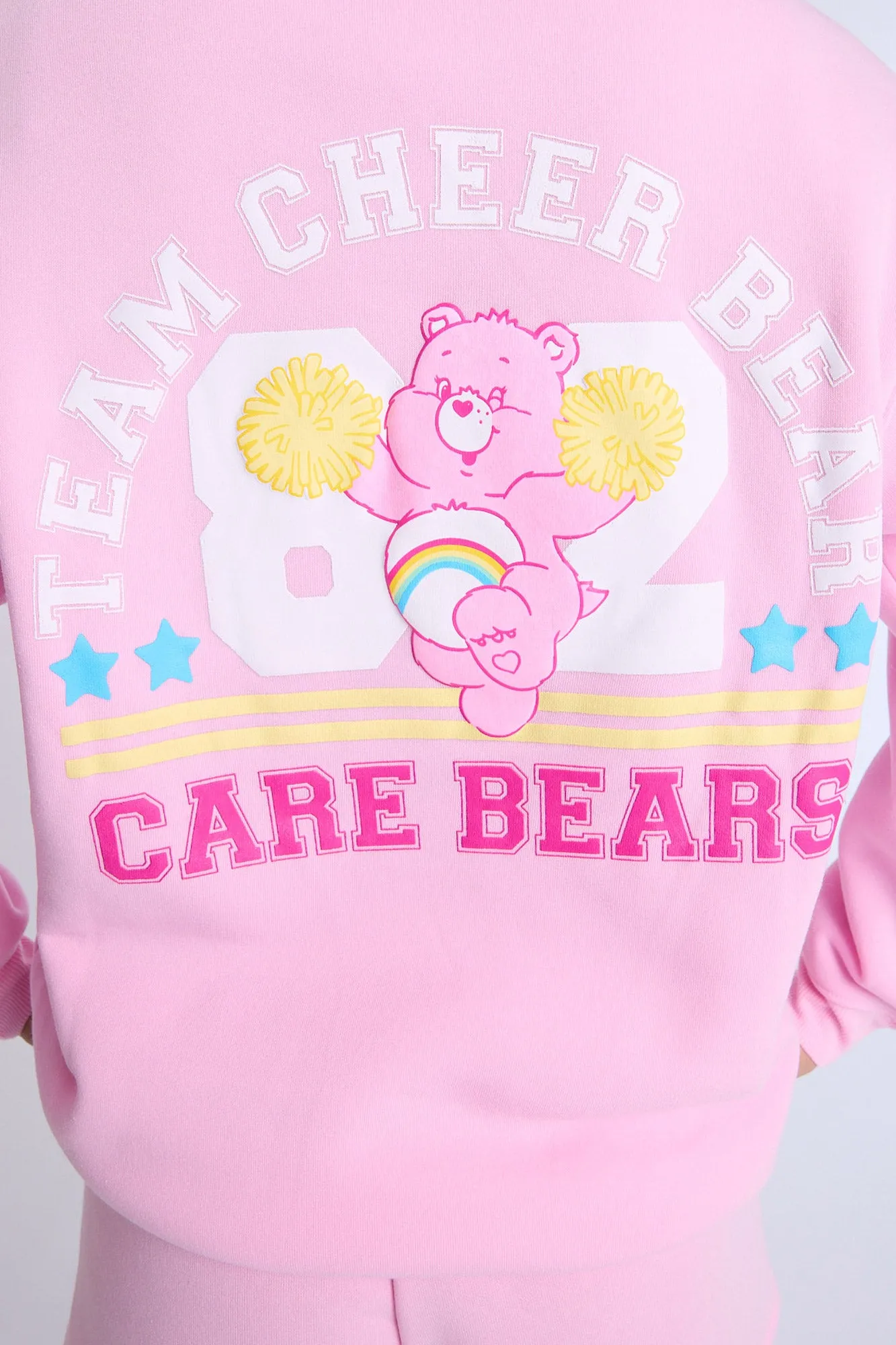 Care Bears Graphic Crew Neck Oversized Sweatshirt