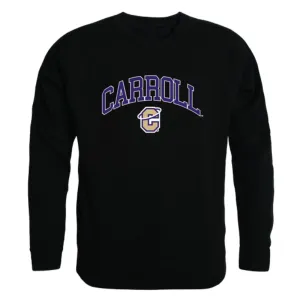 Carroll College Saints Campus Fleece Crewneck Pullover Sweatshirt
