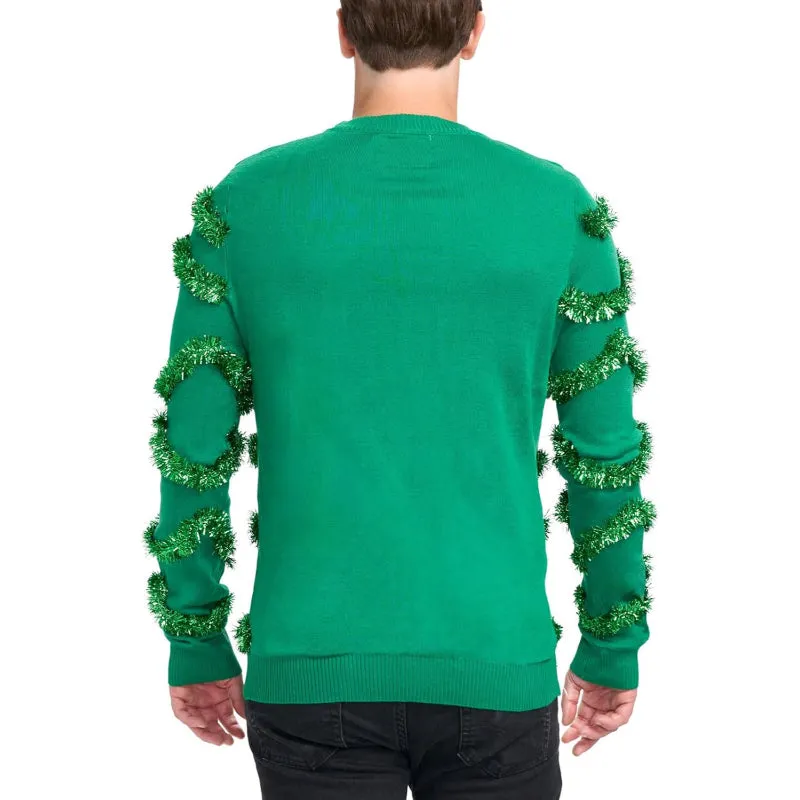 Charming Holiday Sweaters with Festive Embellishments