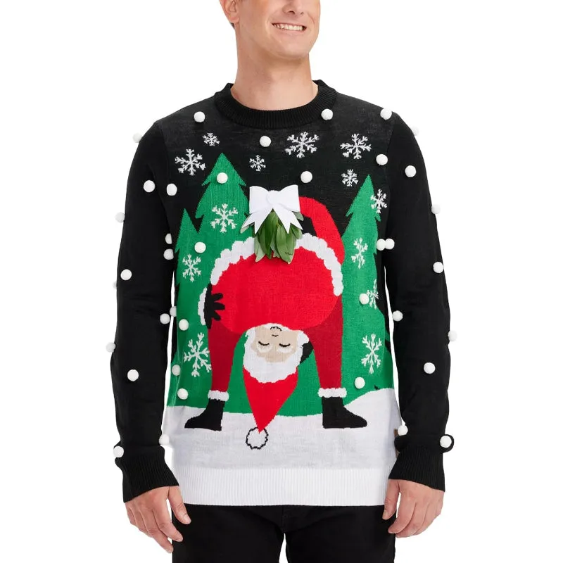 Charming Holiday Sweaters with Festive Embellishments