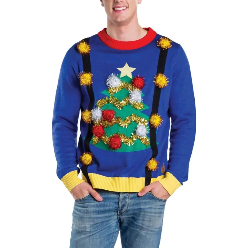 Charming Holiday Sweaters with Festive Embellishments