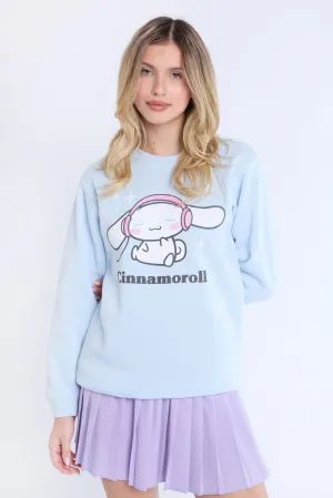 Cinnamoroll Music Graphic Crew Neck Sweatshirt