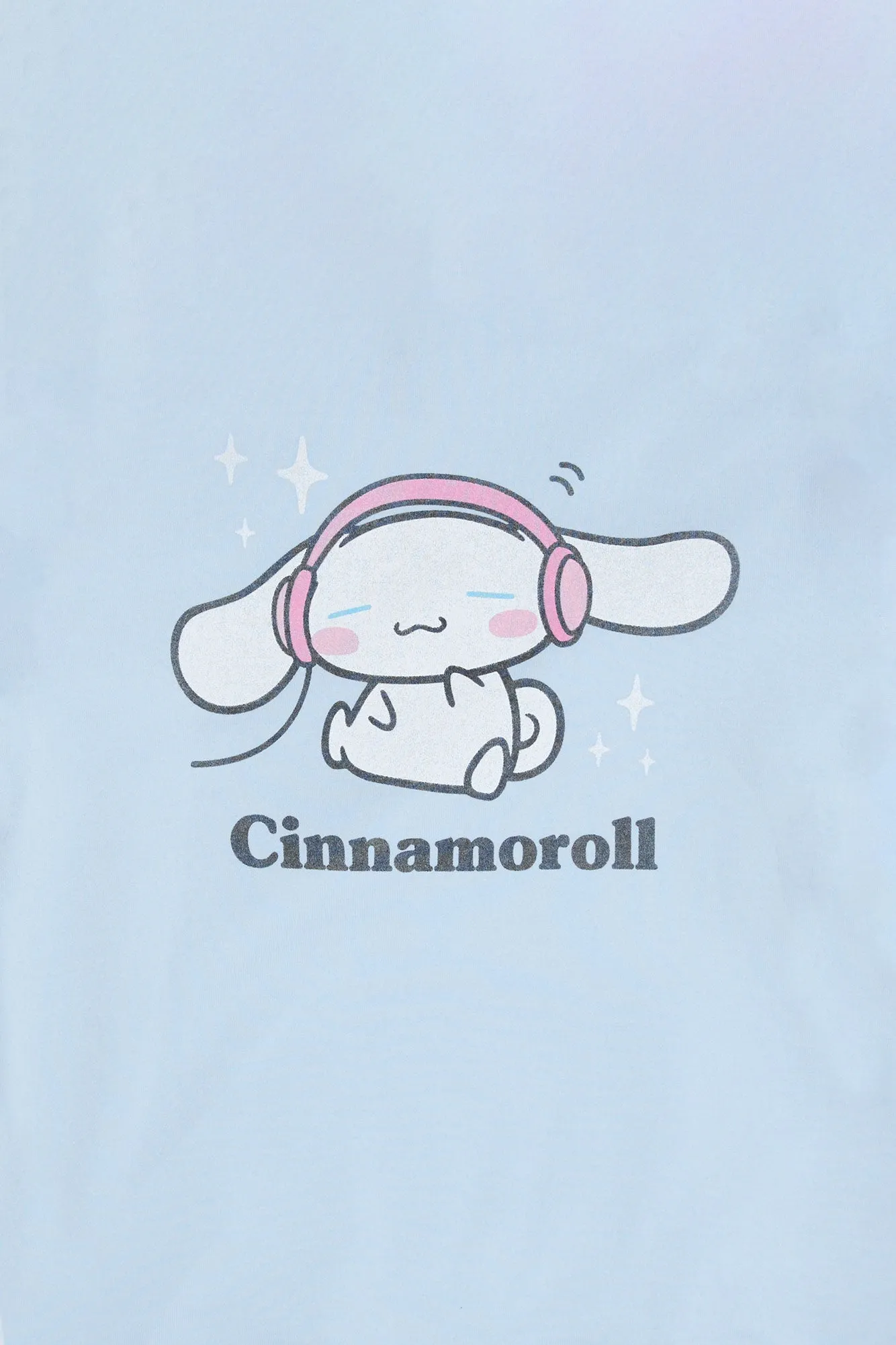 Cinnamoroll Music Graphic Crew Neck Sweatshirt