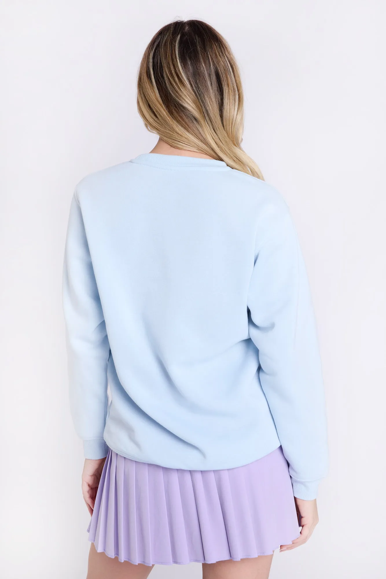 Cinnamoroll Music Graphic Crew Neck Sweatshirt