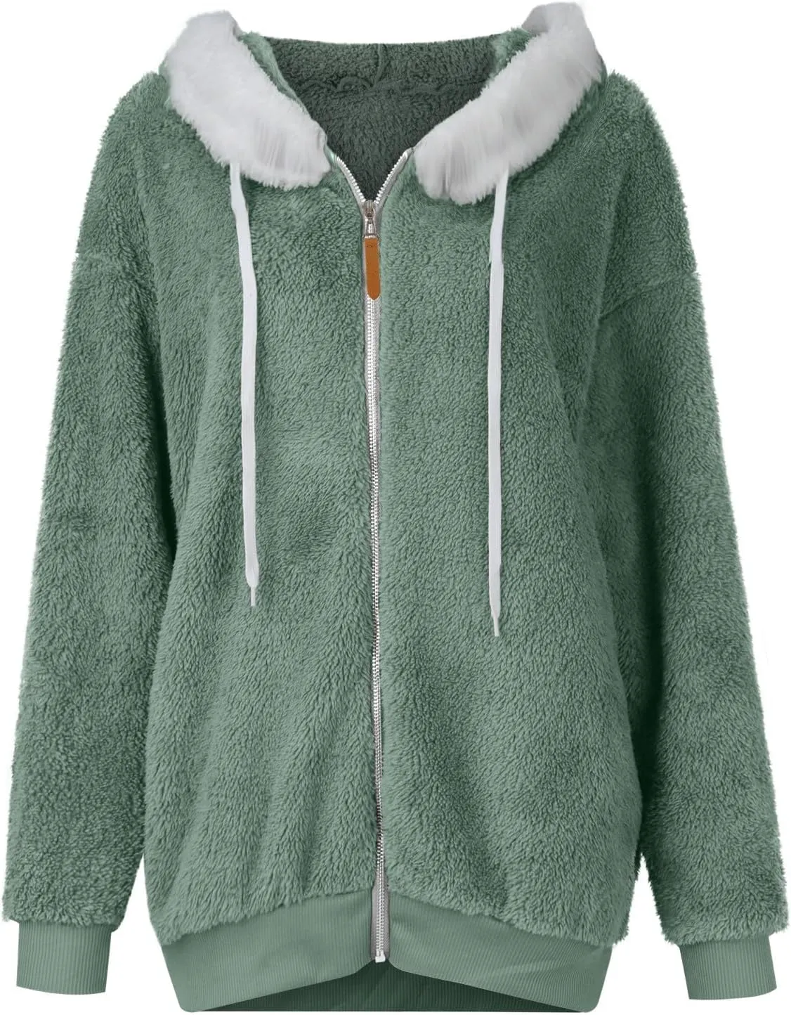COTECRAM Winter Coats for Women 2023 Casual Plus Size Fleece Jacket Color Block Zip Up Hoodies Coat Outwear with Pockets