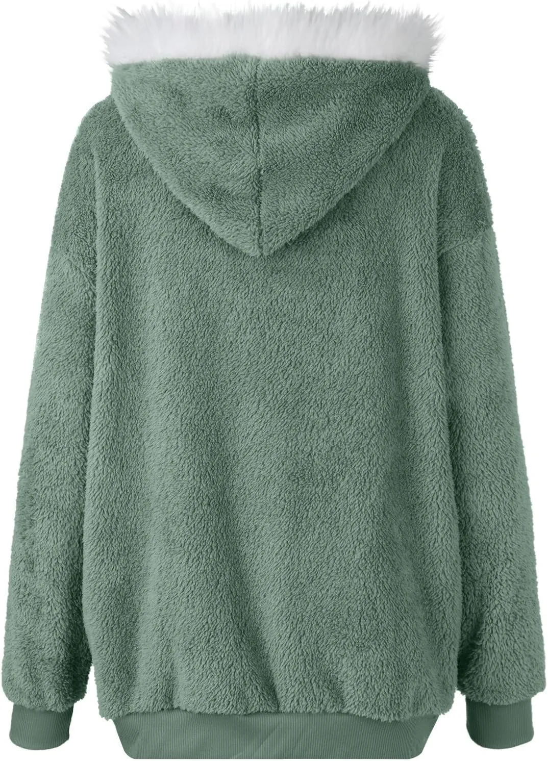 COTECRAM Winter Coats for Women 2023 Casual Plus Size Fleece Jacket Color Block Zip Up Hoodies Coat Outwear with Pockets