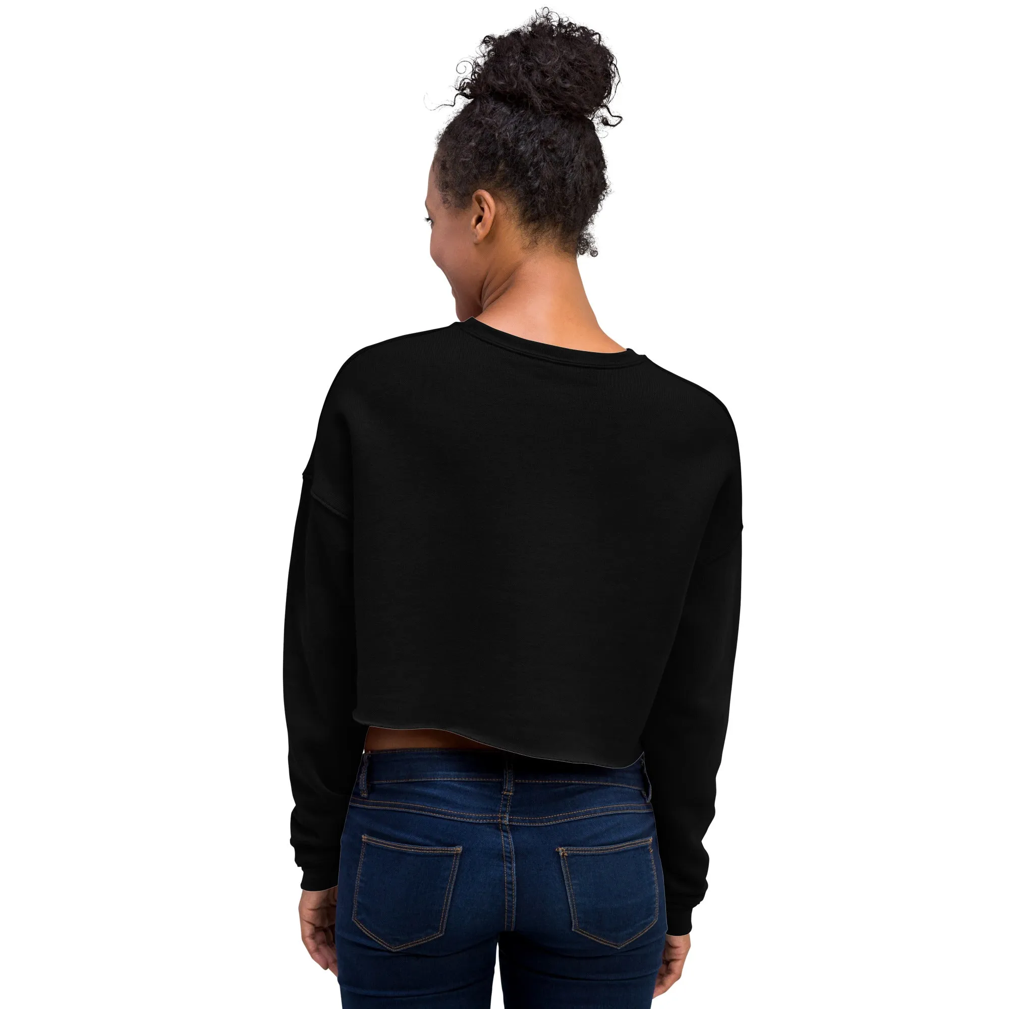 Crop Sweatshirt Womens (Do What You Love - Motivation 001)