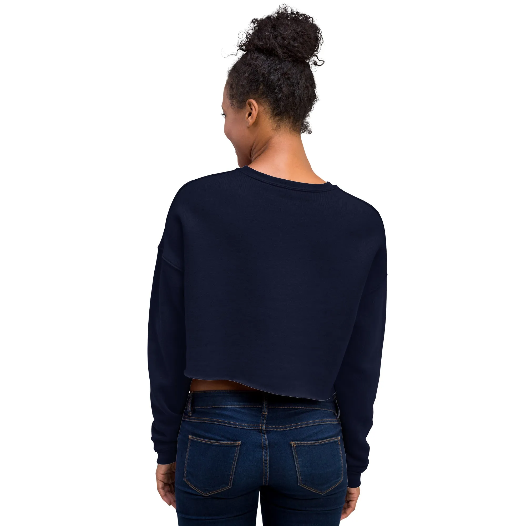 Crop Sweatshirt Womens (Do What You Love - Motivation 001)