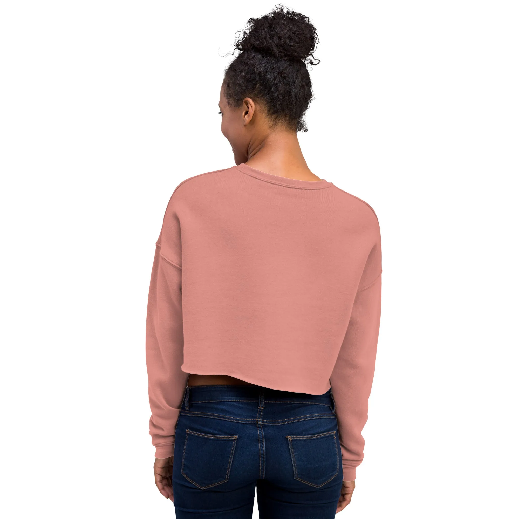 Crop Sweatshirt Womens (Do What You Love - Motivation 001)