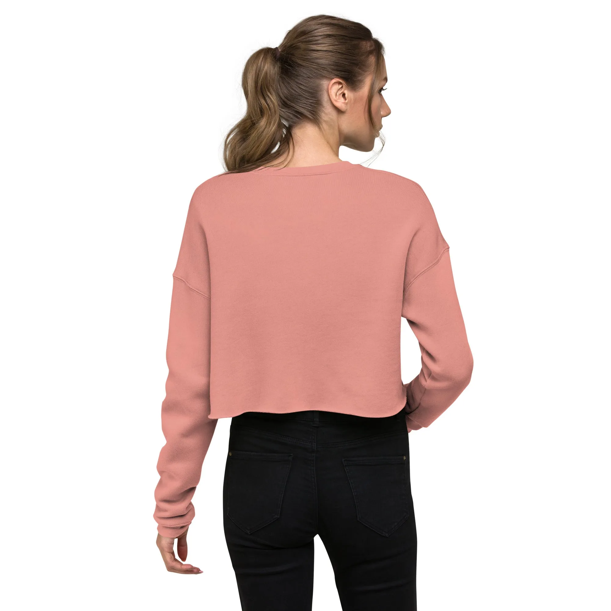 Crop Sweatshirt Womens (Lips and Cherry - Fun Lips 0021)