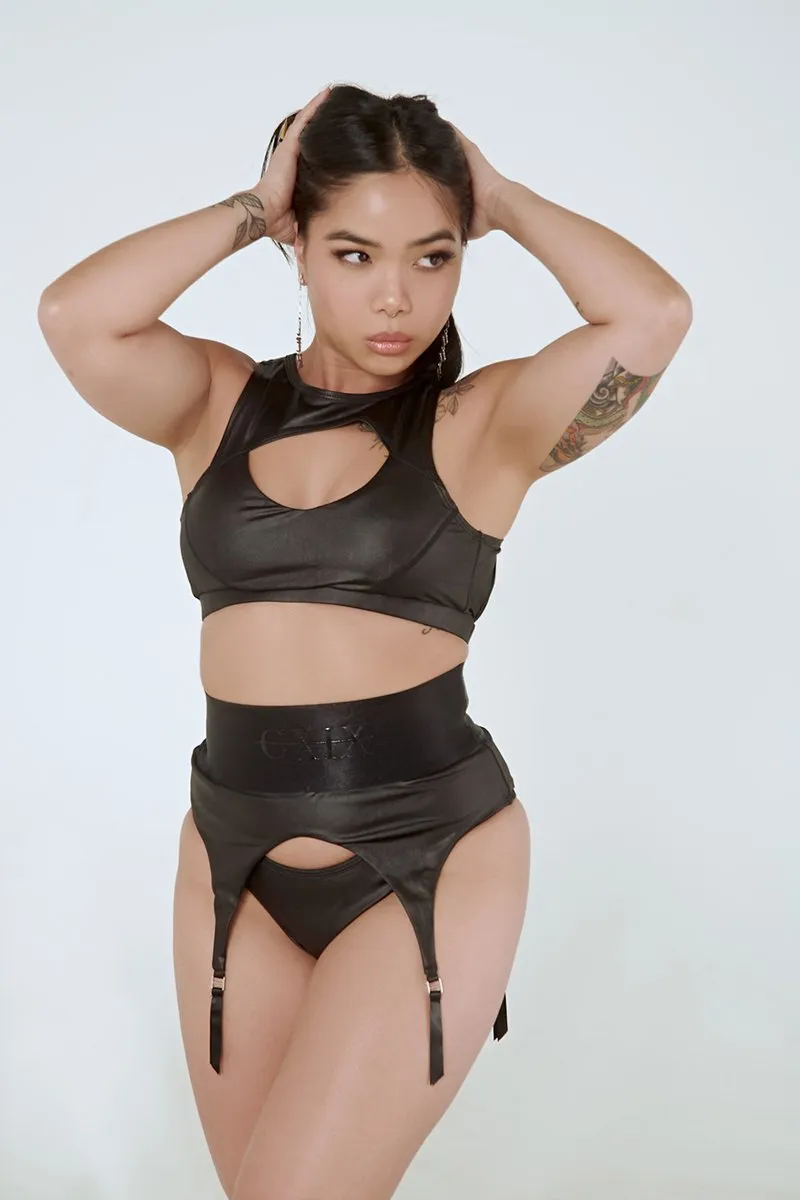 CXIX Snatched Garter Bottom - Black
