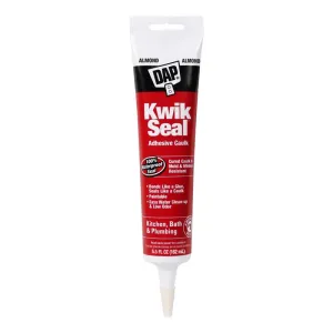 DAP Kwik Seal Almond Acrylic Latex Kitchen and Bath Adhesive Caulk 5.5 oz