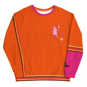 Doggies orange-pink Sweatshirt.