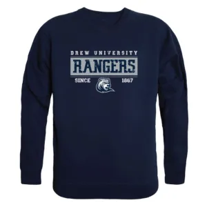 Drew University Rangers Established Fleece Crewneck Pullover Sweatshirt