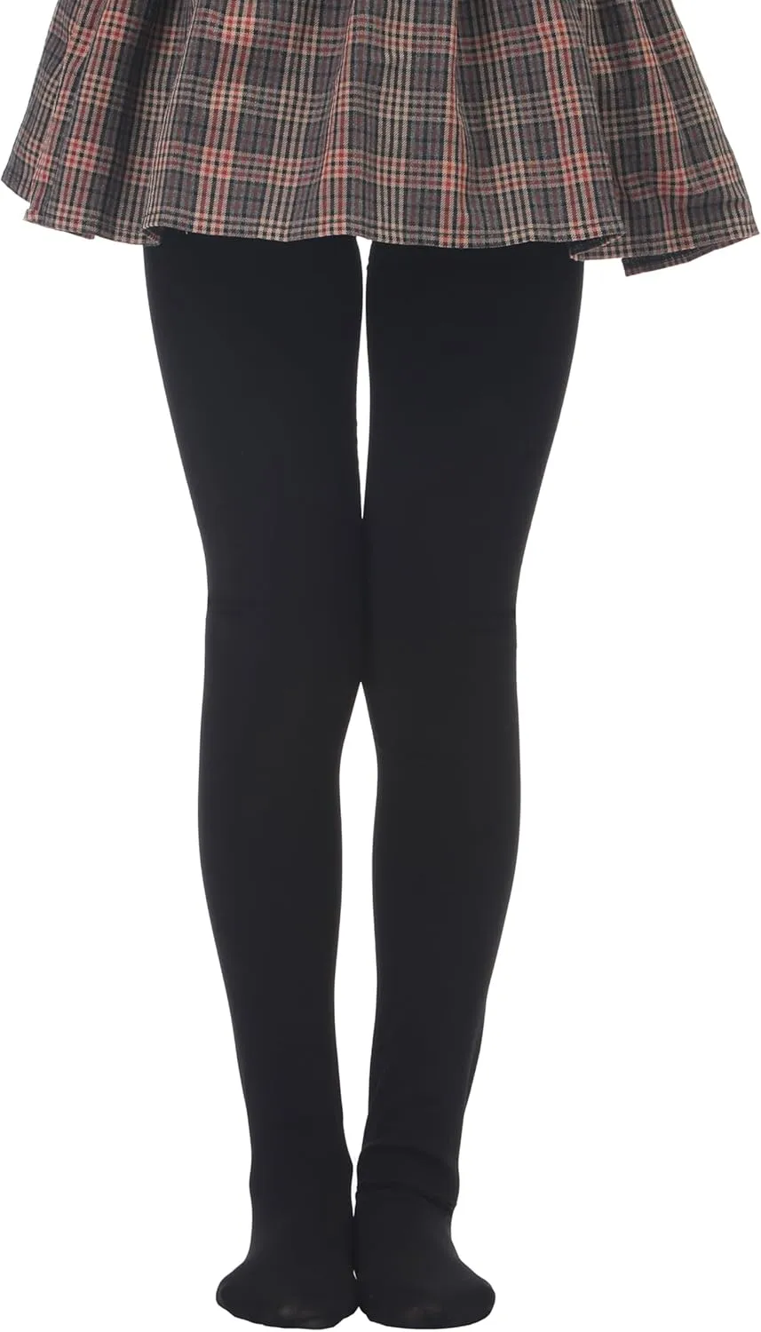 EVERSWE Girls Winter Warm Fleece Lined Tights Thick Dance Tights