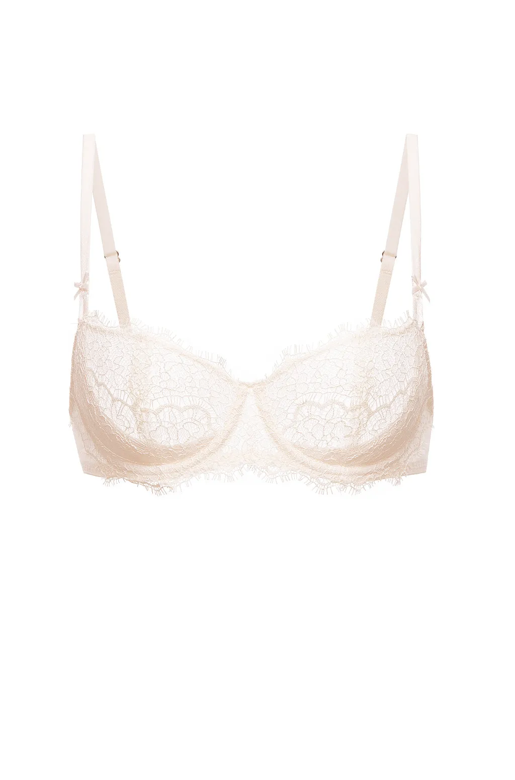 Eyelash Lace Balconette Bra