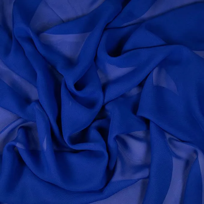 FabricLA Hi Multi Chiffon Fabric | Royal Blue