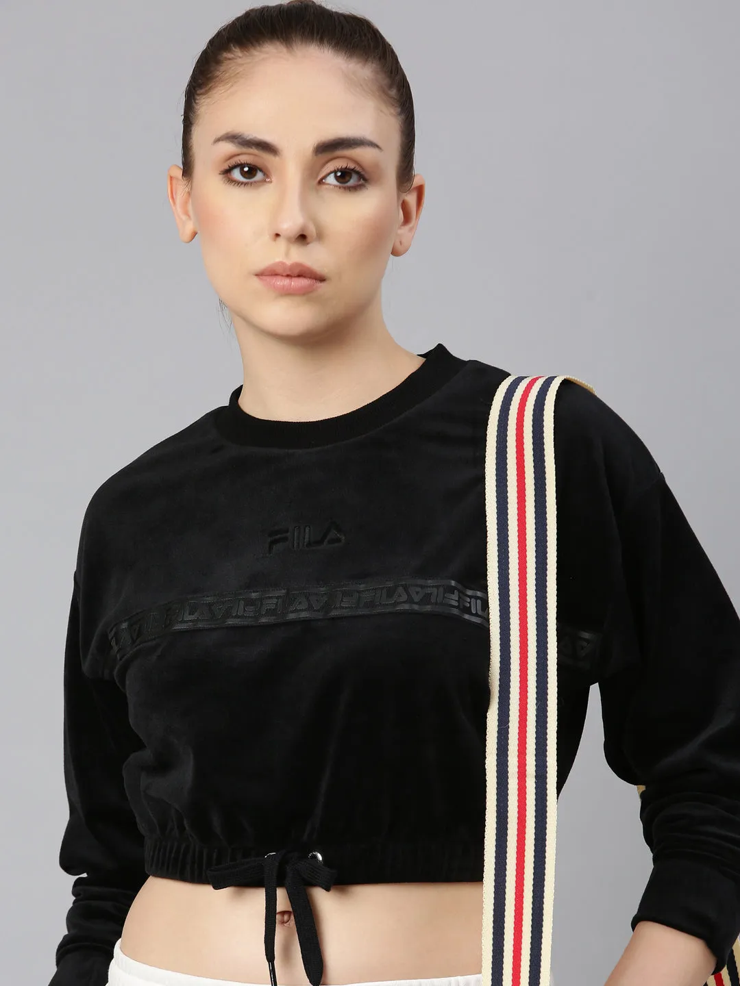 FILA Adults-Women Black Sweatshirts