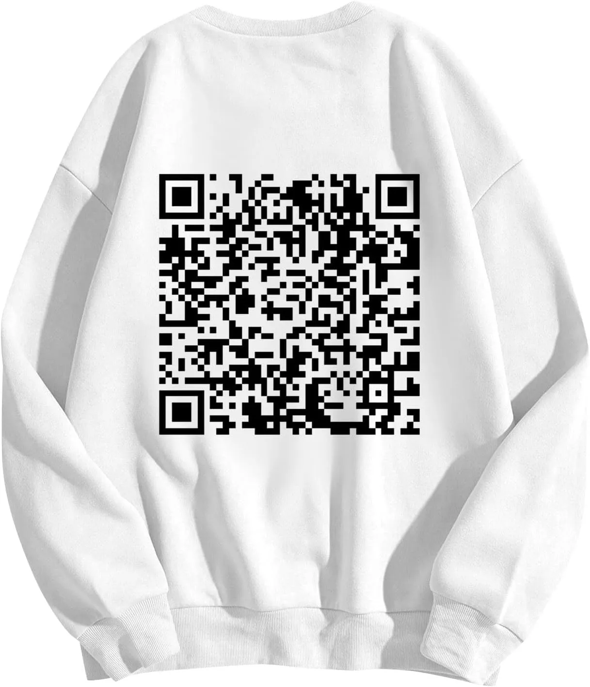 Funny Fu Qr Code Hoodies For Men And Women Stylish Fuck You Qr Code Sweatshirts Unisex Hoodies Hidden Message Clothe