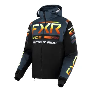 FXR RRX Snowmobile Jacket Dark Steel/Inferno Blue