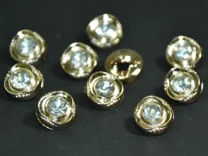 Golden Designer 3 Circular Acrylic Buttons