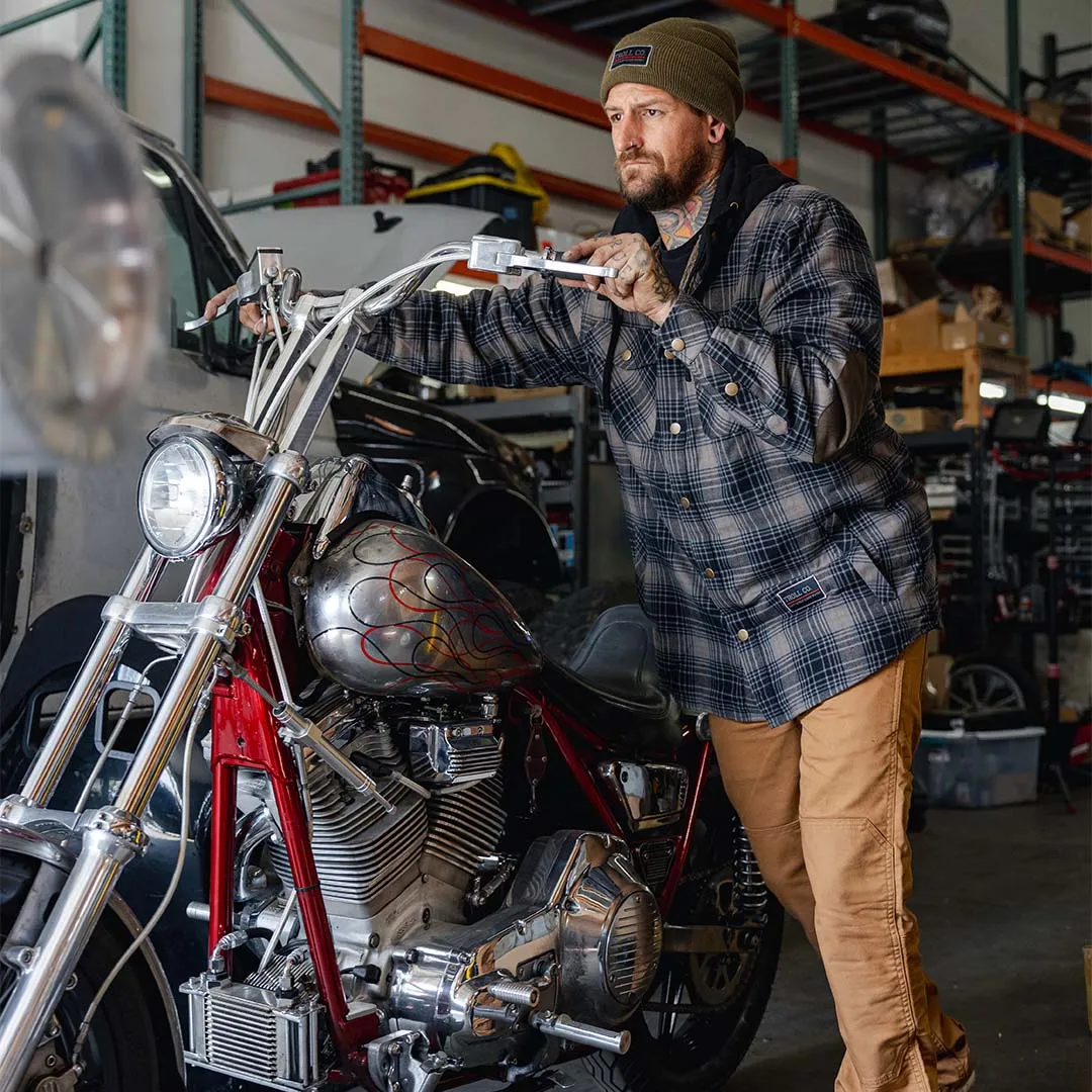 Grizzly Sherpa Lined Flannel Jacket