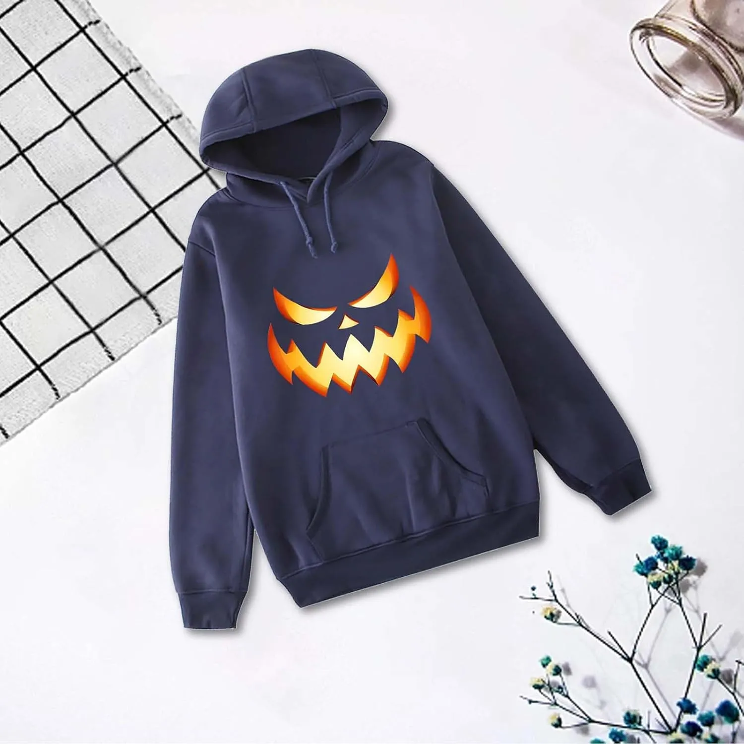 Halloween Clothes Casual Fashion Halloween Printed Hoodie Toddler Halloween Sweatshirt Boy Gothic Clothes For Women