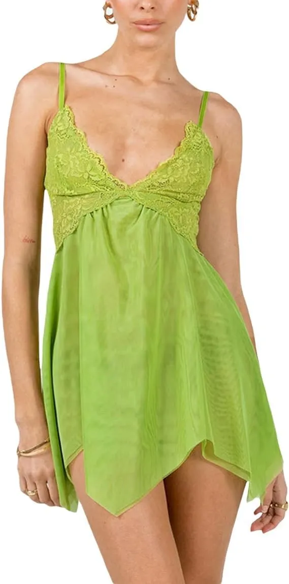 Halloween Fairy Costume Women Green Tinkerbell Dress Sexy Corset Going Out Mini Dress with Elf Wings Cosplay Party