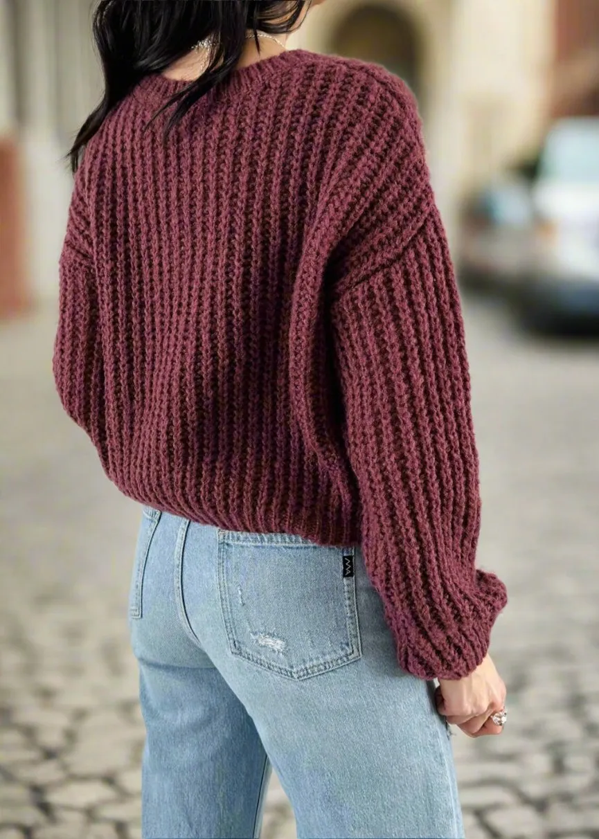 HEATHER BLUSH OR CURRENT SWEATER