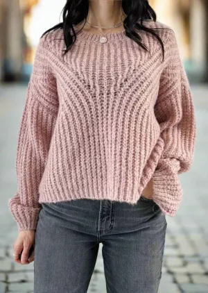 HEATHER BLUSH OR CURRENT SWEATER