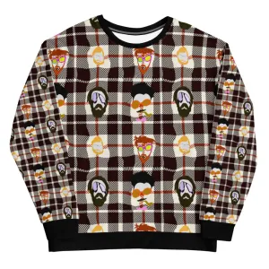 'Hipster Flannel' Unisex Sweatshirt