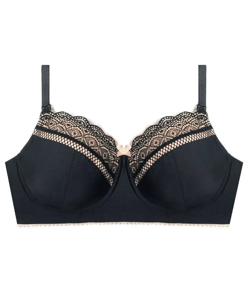 Hotmilk Show Off Nursing & Maternity Wire-Free Bra - Black