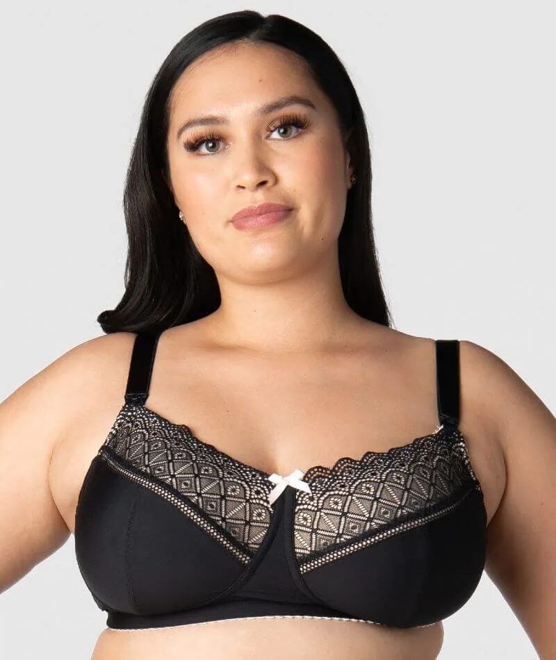 Hotmilk Show Off Nursing & Maternity Wire-Free Bra - Black