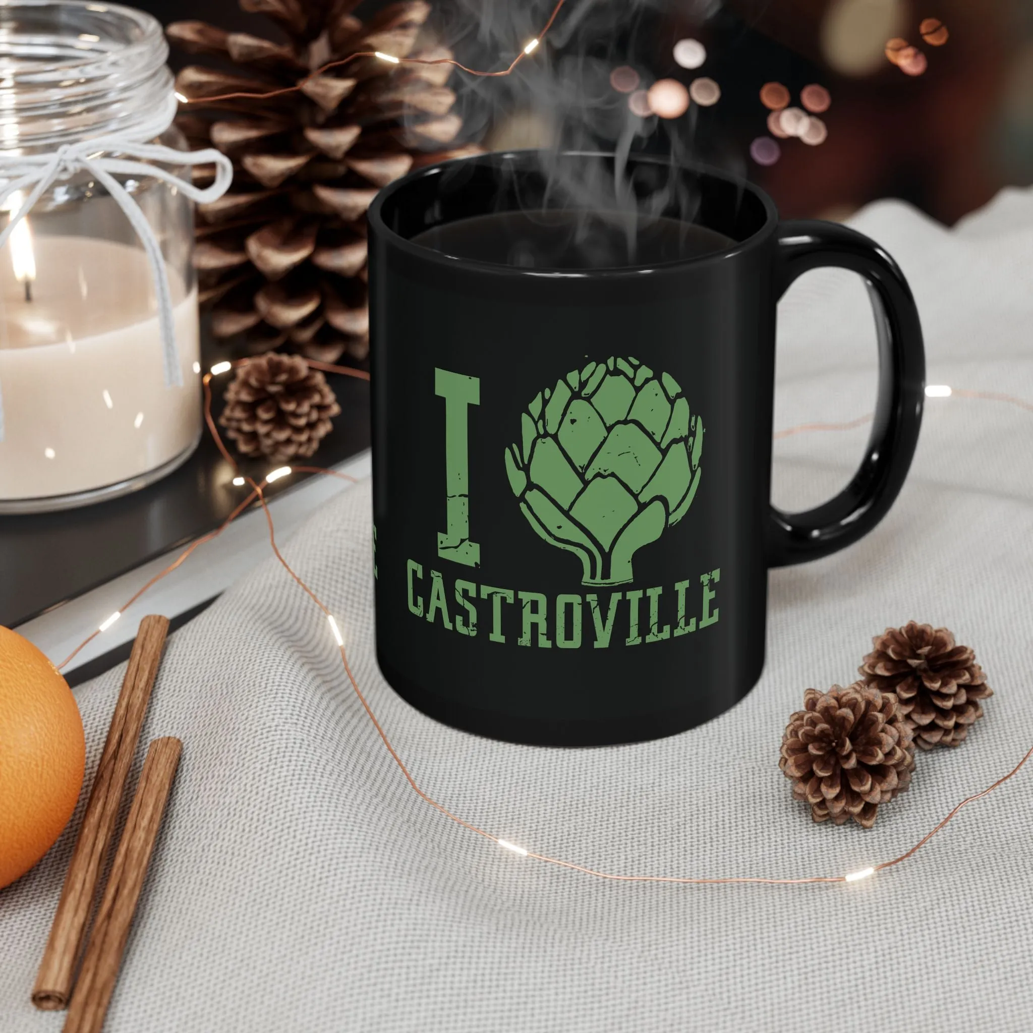I Heartichoke Castroville - Black Mug (11oz, 15oz)