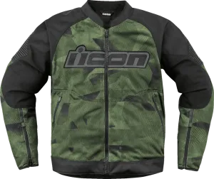 Icon Men's Overlord 3 Mesh Camo Motorcycle Jacket