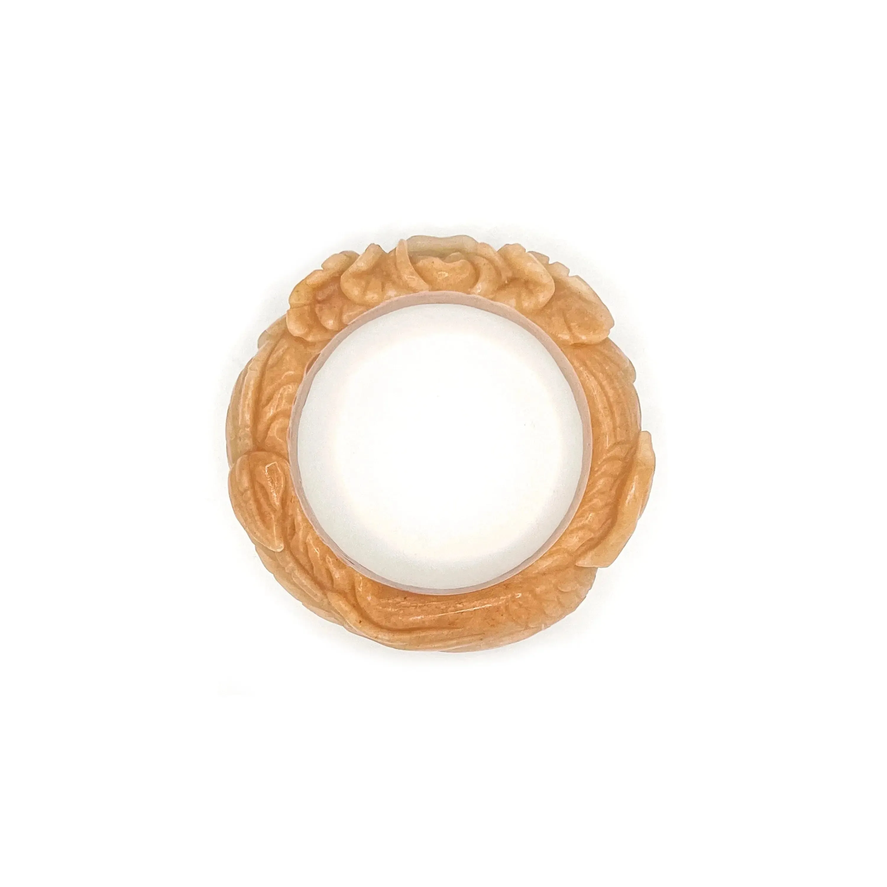 Jade Stone Bracelet | Padparadscha Peony Bracelet with Phoenix Design